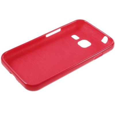 Samsung Galaxy J1 mini (J105) kieto silikono TPU raudonas dėklas - nugarėlė / Priedai.lt