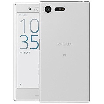 Sony Xperia X Compact (F5321) skaidrus (permatomas) silikoninis TPU ploniausias pasaulyje bespalvis dėklas / Priedai.lt