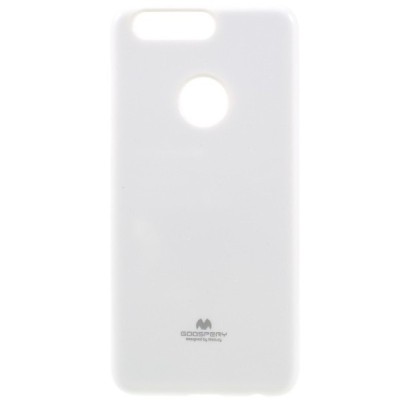 Honor 8 (Huawei Honor 8) baltas Mercury kieto silikono (TPU) dėklas - nugarėlė / Priedai.lt