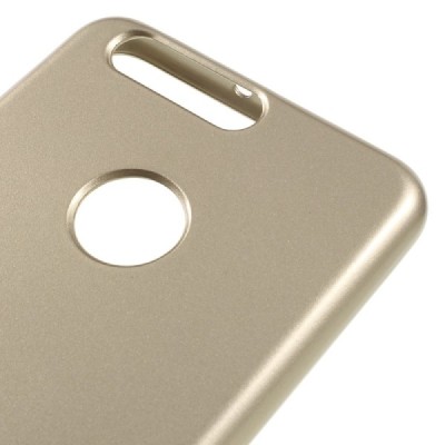 Honor 8 (Huawei Honor 8) auksinis Mercury kieto silikono (TPU) dėklas - nugarėlė / Priedai.lt