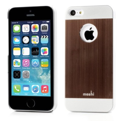 „Moshi“ iGlaze Armour rudas bei sidabrinis Apple iPhone 5C dėklas (dėkliukas) / Priedai.lt