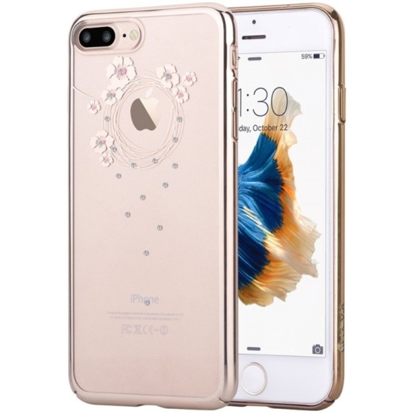 „Devia“ Garland Swarovski dėklas - auksinis (iPhone 7 / 8 / SE 2020 / SE 2022)
