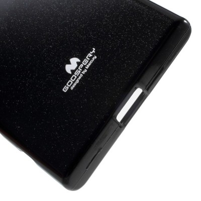Sony Xperia X Compact (F5321) juodas Mercury kieto silikono (TPU) dėklas / Priedai.lt