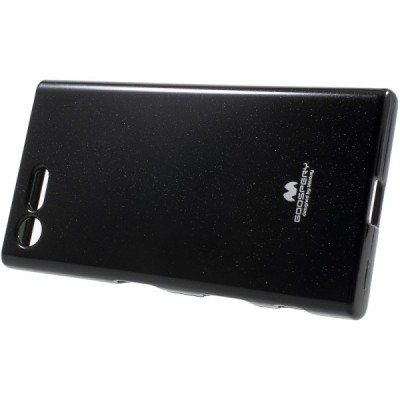 Sony Xperia X Compact (F5321) juodas Mercury kieto silikono (TPU) dėklas / Priedai.lt