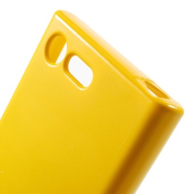Sony Xperia X Compact (F5321) geltonas Mercury kieto silikono (TPU) dėklas / Priedai.lt