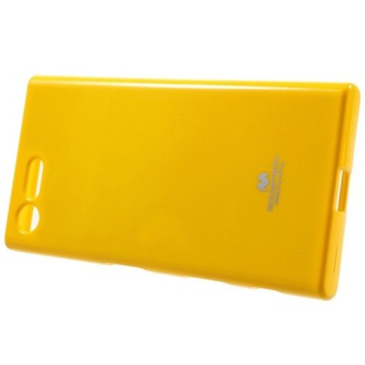 Sony Xperia X Compact (F5321) geltonas Mercury kieto silikono (TPU) dėklas / Priedai.lt