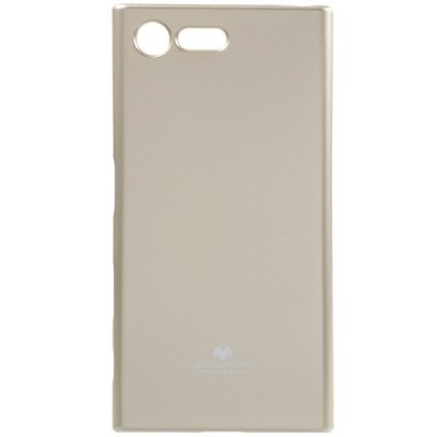 Sony Xperia X Compact (F5321) auksinis Mercury kieto silikono (TPU) dėklas / Priedai.lt