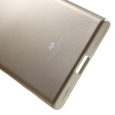 Sony Xperia X Compact (F5321) auksinis Mercury kieto silikono (TPU) dėklas / Priedai.lt