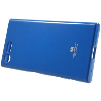 Sony Xperia X Compact (F5321) tamsiai mėlynas Mercury kieto silikono (TPU) dėklas / Priedai.lt