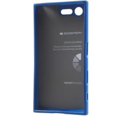 Sony Xperia X Compact (F5321) tamsiai mėlynas Mercury kieto silikono (TPU) dėklas / Priedai.lt