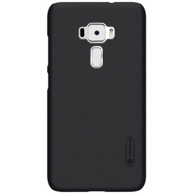 Asus Zenfone 3 5.2 (ZE520KL) Nillkin Frosted Shield juodas plastikinis dėklas / Priedai.lt