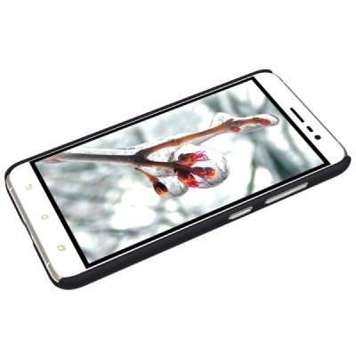 Asus Zenfone 3 5.2 (ZE520KL) Nillkin Frosted Shield juodas plastikinis dėklas / Priedai.lt