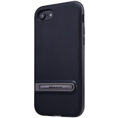 Nillkin Youth Kickstand sustiprintos apsaugos Apple iPhone 7 (iPhone 8) juodas kieto silikono (TPU) ir plastiko dėklas / Priedai