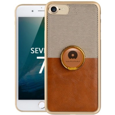 WUW Kickstand Apple iPhone 7 (iPhone 8) rudas plastikinis dėklas / Priedai.lt