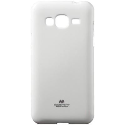 Samsung Galaxy J3 2016 (J310) baltas Mercury kieto silikono (TPU) dėklas / Priedai.lt