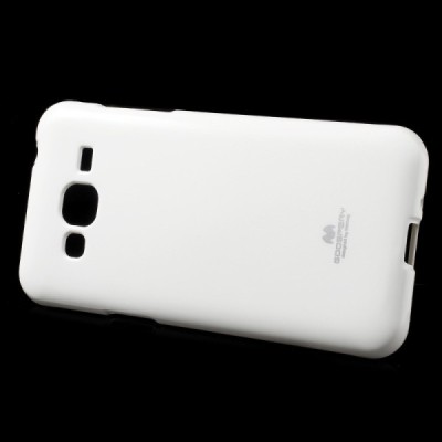 Samsung Galaxy J3 2016 (J310) baltas Mercury kieto silikono (TPU) dėklas / Priedai.lt