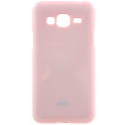 Samsung Galaxy J3 2016 (J310) rožinis Mercury kieto silikono (TPU) dėklas / Priedai.lt
