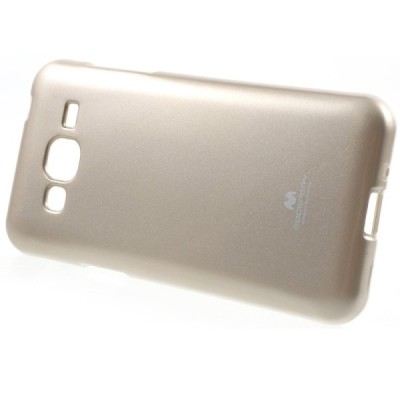 Samsung Galaxy J3 2016 (J310) auksinis Mercury kieto silikono (TPU) dėklas / Priedai.lt