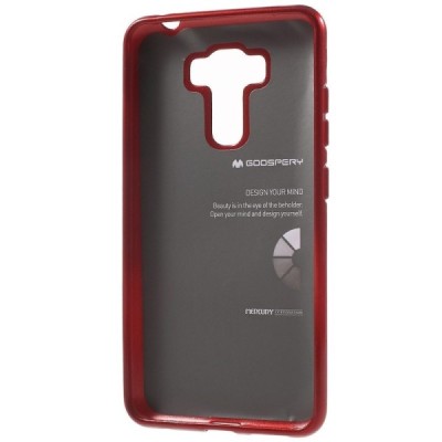 Asus Zenfone 3 Laser (ZC551KL) raudonas Mercury kieto silikono (TPU) dėklas / Priedai.lt