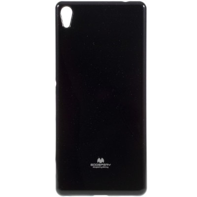 Sony Xperia XA Ultra (F3212, F3216) juodas Mercury kieto silikono (TPU) dėklas / Priedai.lt
