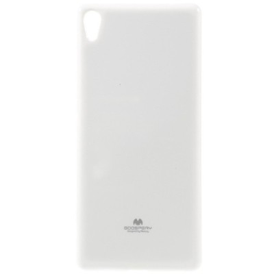 Sony Xperia XA Ultra (F3212, F3216) baltas Mercury kieto silikono (TPU) dėklas / Priedai.lt
