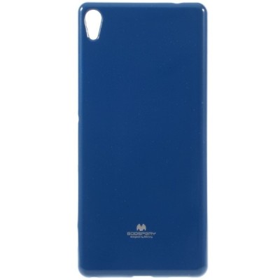Sony Xperia XA Ultra (F3212, F3216) tamsiai mėlynas Mercury kieto silikono (TPU) dėklas / Priedai.lt
