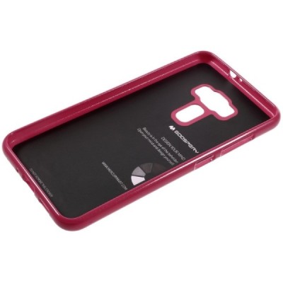 Asus Zenfone 3 5.5 (ZE552KL) tamsiai rožinis Mercury kieto silikono (TPU) dėklas / Priedai.lt