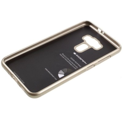 Asus Zenfone 3 5.5 (ZE552KL) auksinis Mercury kieto silikono (TPU) dėklas / Priedai.lt