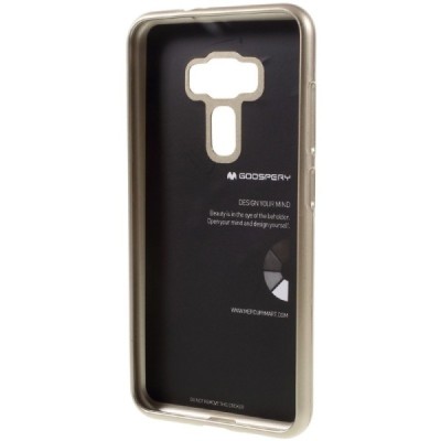 Asus Zenfone 3 5.5 (ZE552KL) auksinis Mercury kieto silikono (TPU) dėklas / Priedai.lt