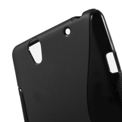 Sony Xperia C4 (E5303, E5306, E5353) kieto silikono TPU juodas dėklas - nugarėlė / Priedai.lt