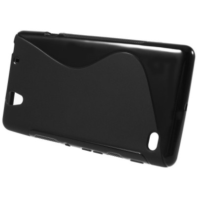 Sony Xperia C4 (E5303, E5306, E5353) kieto silikono TPU juodas dėklas - nugarėlė / Priedai.lt