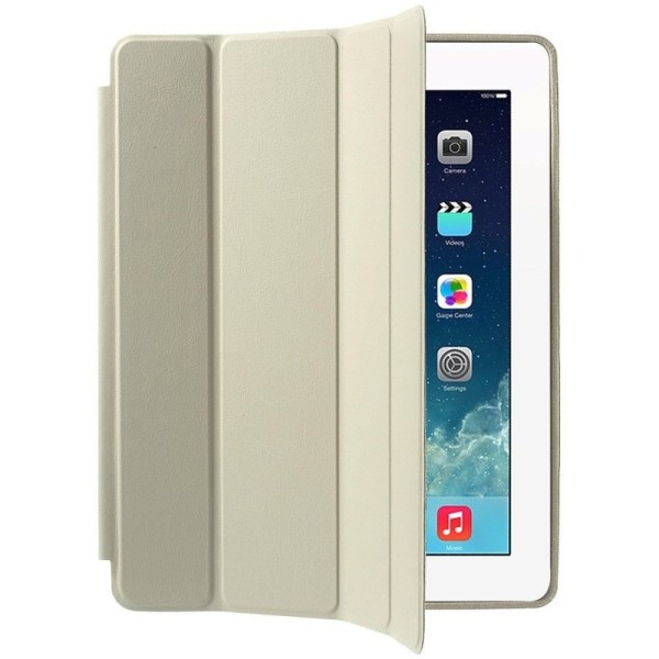 Klasikinis atverčiamas dėklas - smėlio spalvos (iPad 2 / 3 / 4)