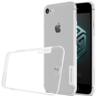Apple iPhone 7 (iPhone 8) Nillkin Nature plonas skaidrus (permatomas) silikoninis TPU bespalvis dėklas / Priedai.lt