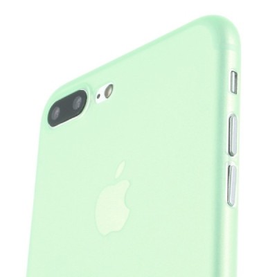 Ploniausias pasaulyje plastikinis skaidrus Apple iPhone 7 Plus (iPhone 8 Plus) žalias dėklas - nugarėlė / Priedai.lt