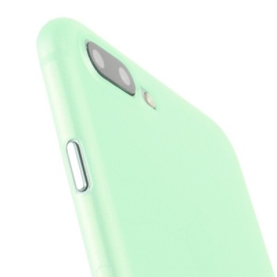 Ploniausias pasaulyje plastikinis skaidrus Apple iPhone 7 Plus (iPhone 8 Plus) žalias dėklas - nugarėlė / Priedai.lt