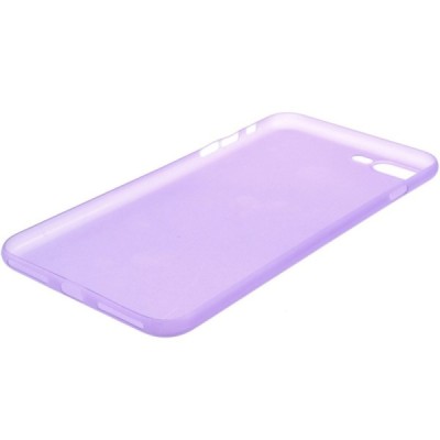 Ploniausias pasaulyje plastikinis skaidrus Apple iPhone 7 Plus (iPhone 8 Plus) violetinis dėklas - nugarėlė / Priedai.lt