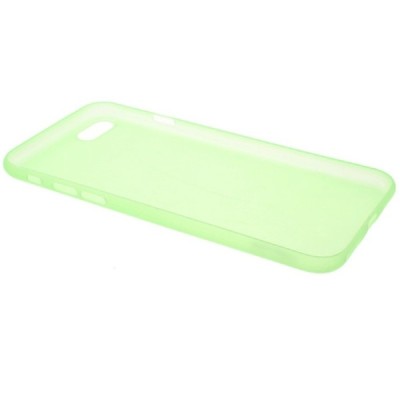 Ploniausias pasaulyje plastikinis skaidrus Apple iPhone 7 (iPhone 8) žalias dėklas - nugarėlė / Priedai.lt