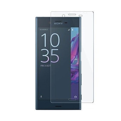 Sony Xperia XZ (XZs) Tempered Glass sustiprintos apsaugos skaidrus pilnai dengiantis apsauginis ekrano stiklas 0,3 mm / Priedai.