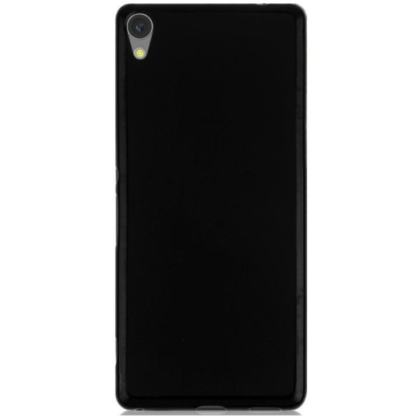Kieto silikono (TPU) dėklas - juodas (Xperia XA Ultra)