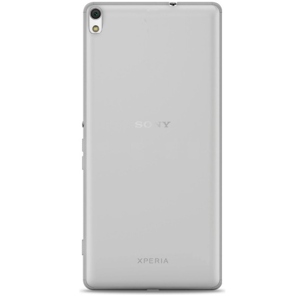Ploniausias TPU skaidrus dėklas - pilkas (Xperia XA Ultra)
