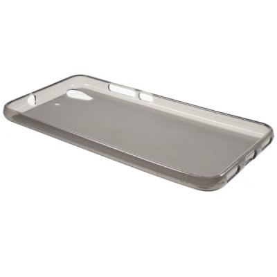 Huawei Y6 II kieto silikono TPU skaidrus pilkas dėklas - nugarėlė / Priedai.lt