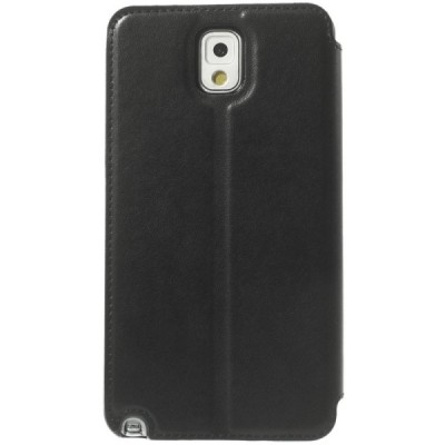 Roar Noble atverčiamas Samsung Galaxy Note 3 (N9005, N9002, N9000) juodas odinis dėklas / Priedai.lt