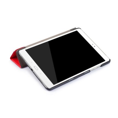 Asus ZenPad 3S 10 (Z500M) atverčiamas raudonas odinis dėklas - knygutė / Priedai.lt