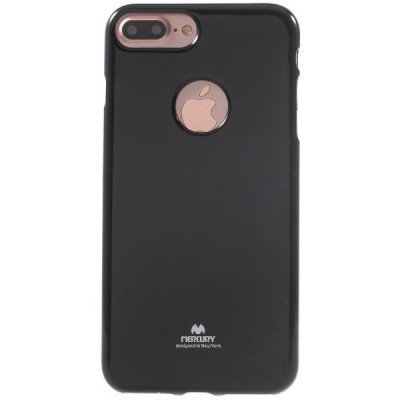 Apple iPhone 7 Plus (iPhone 8 Plus) Mercury juodas kieto silikono TPU dėklas - nugarėlė / Priedai.lt