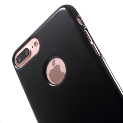 Apple iPhone 7 Plus (iPhone 8 Plus) Mercury juodas kieto silikono TPU dėklas - nugarėlė / Priedai.lt
