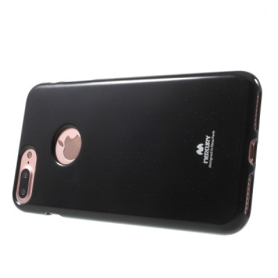 Apple iPhone 7 Plus (iPhone 8 Plus) Mercury juodas kieto silikono TPU dėklas - nugarėlė / Priedai.lt