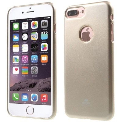 Apple iPhone 7 Plus (iPhone 8 Plus) Mercury auksinis kieto silikono TPU dėklas - nugarėlė / Priedai.lt