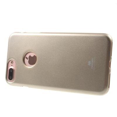 Apple iPhone 7 Plus (iPhone 8 Plus) Mercury auksinis kieto silikono TPU dėklas - nugarėlė / Priedai.lt