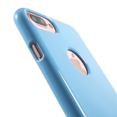 Apple iPhone 7 Plus (iPhone 8 Plus) Mercury šviesiai mėlynas kieto silikono TPU dėklas - nugarėlė / Priedai.lt