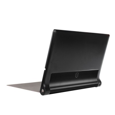 Lenovo Yoga Tab 3 10,1 (YT3-X50L) atverčiamas baltas odinis dėklas (sulankstomas) / Priedai.lt
